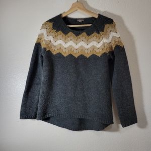 J Jill Wool blend Pullover Sweater Hight Low